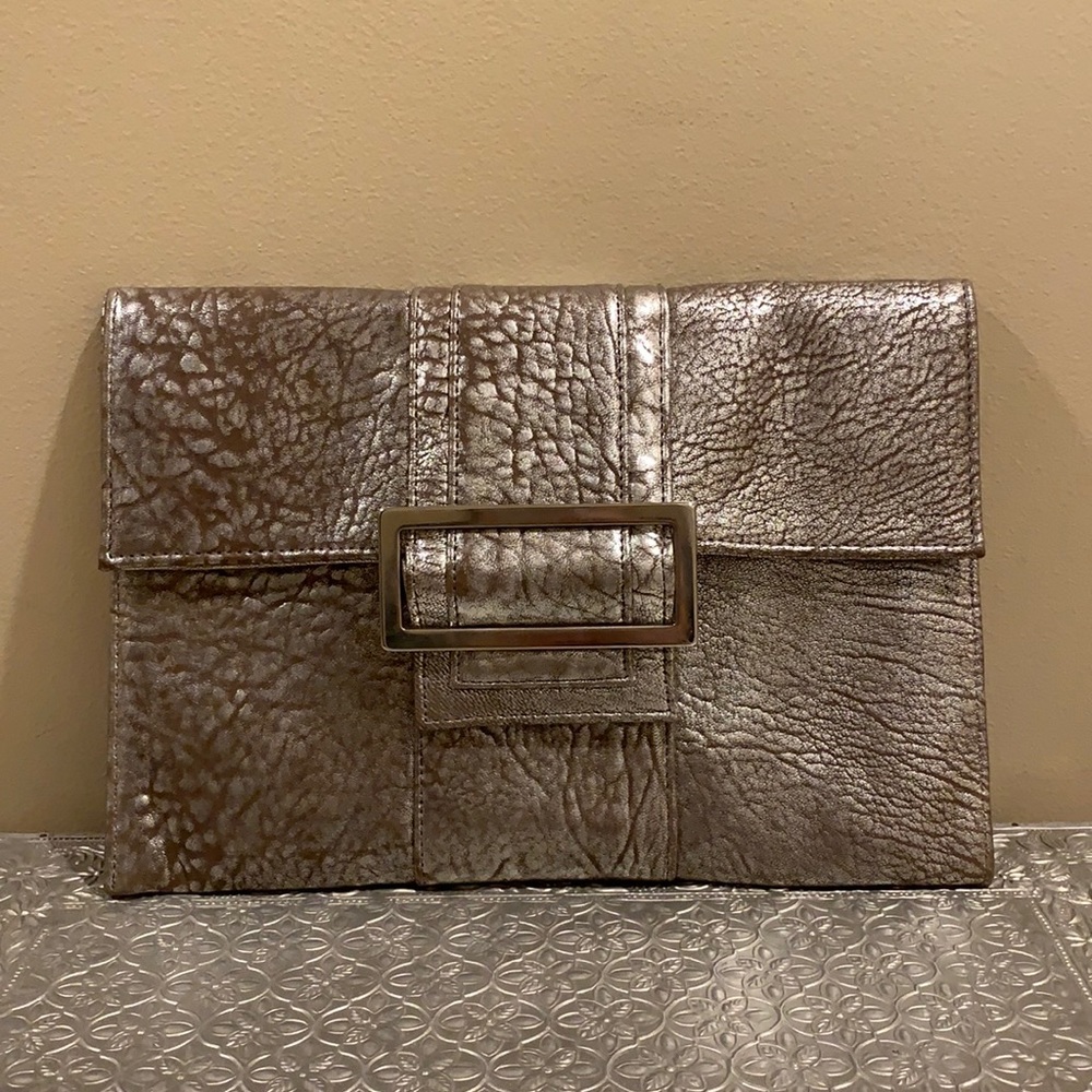 Andrea Brueckner Leather Clutch Evening